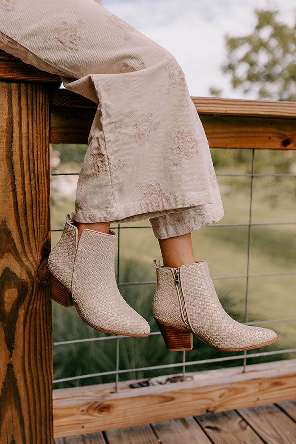 Premium Come & Get It Woven Bootie - Ultimate Comfort & Style