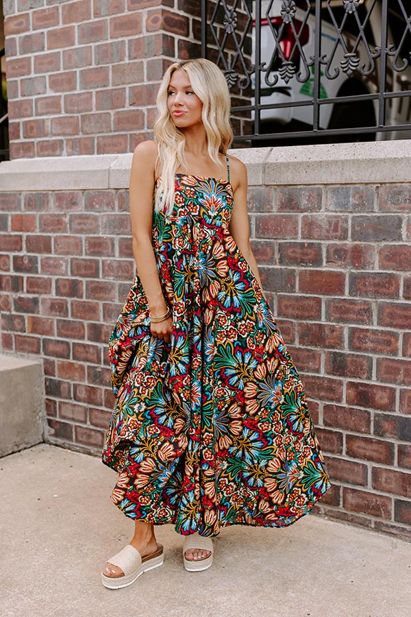 Ultimate Secret Oasis Floral Maxi Dress