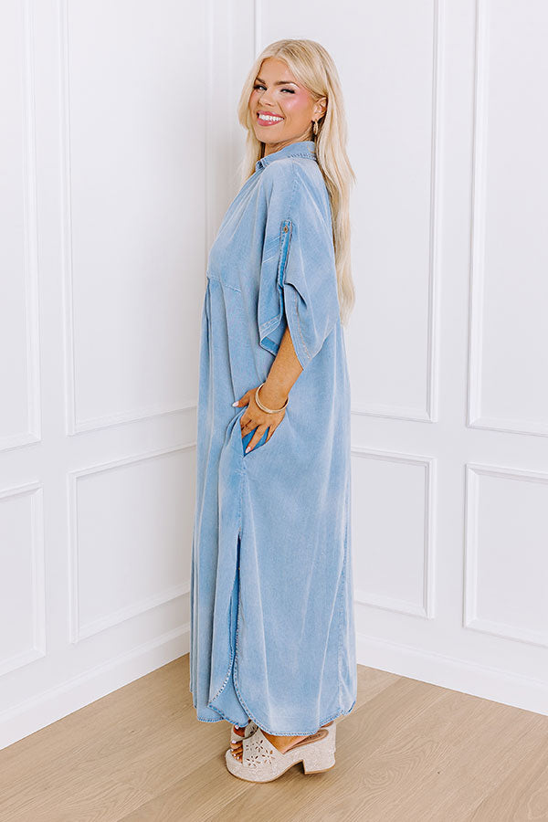 Premium NYC Chambray Maxi Dress - Ultimate Summer Style