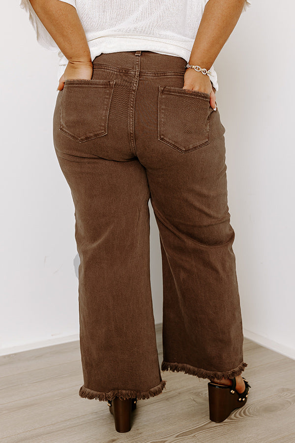 Ultimate Risen Utopia High Waist Straight Leg Jeans - Chocolate Curves Edition