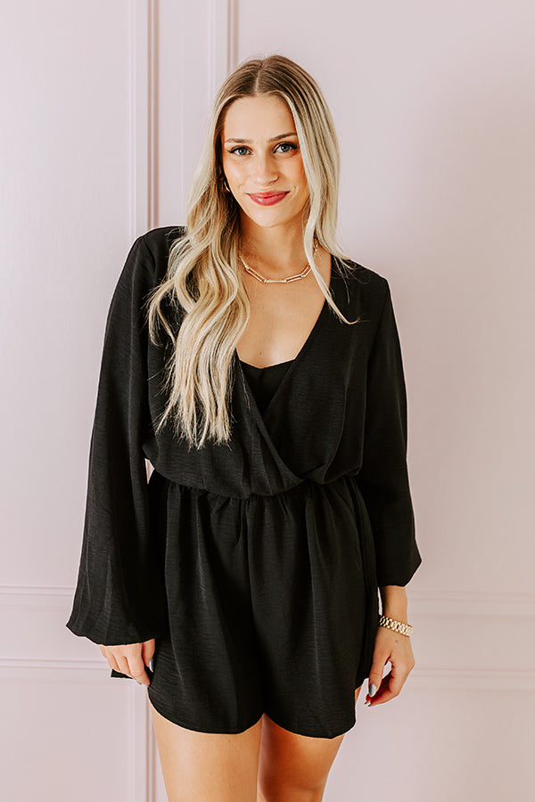 Ultimate Chic Black Romper - Simply Sweet Style