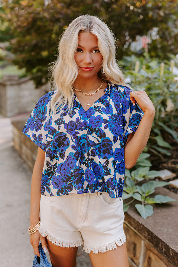 Premium Floral Chic Top