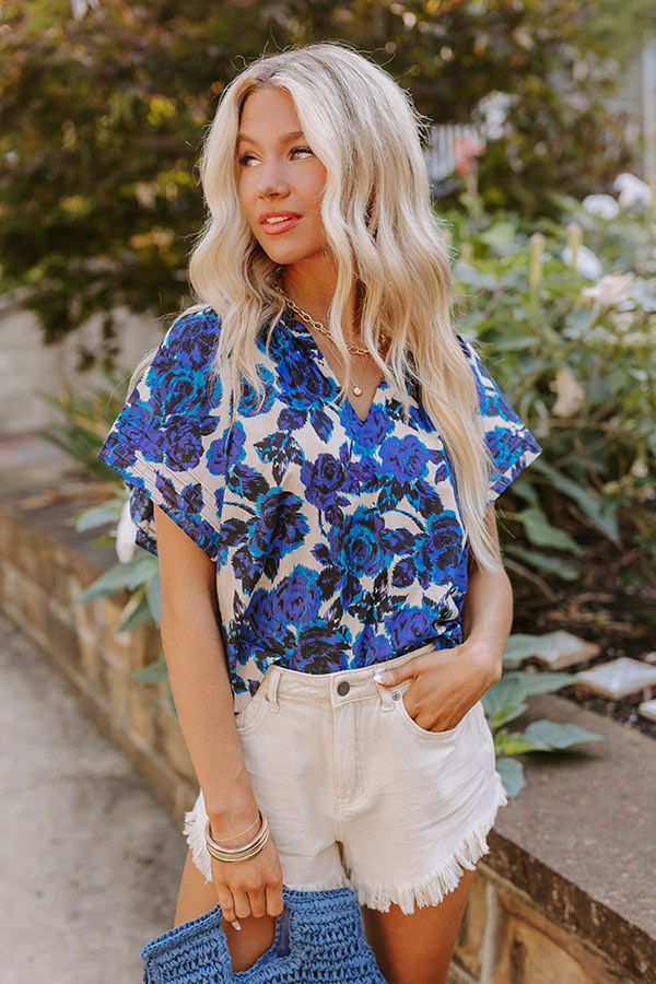 Premium Floral Chic Top