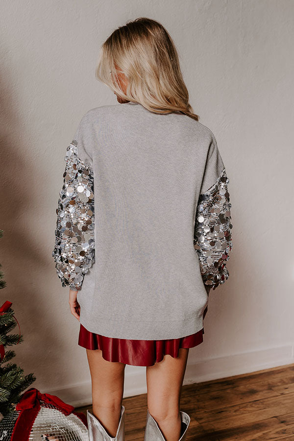 Ultimate Glam Sequin Sweater - Shine All Day