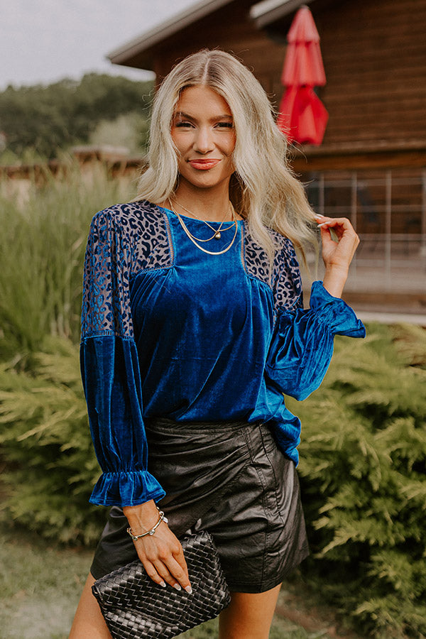 Premium Velvet Charm Top - Ultimate Style Upgrade