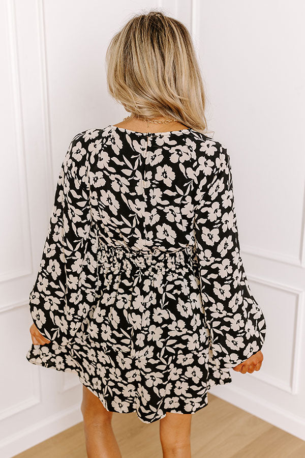 Ultimate Chic Floral Mini Dress - Endless Sophistication