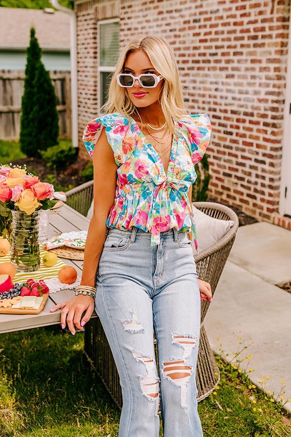 Ultimate Chic Floral Peplum Blouse