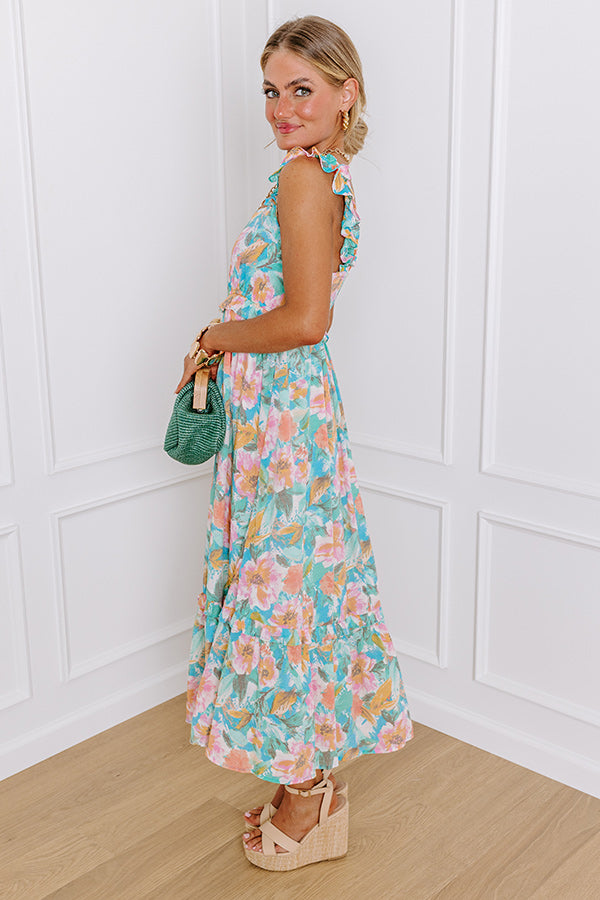 Ultimate Paradise Floral Midi Dress