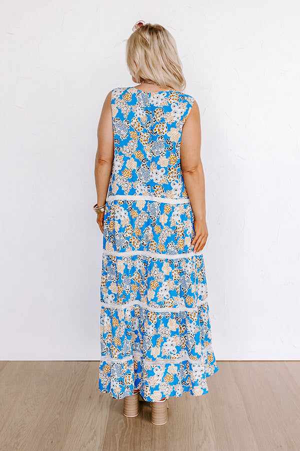 Ultimate San Fran Cafe Floral Maxi Dress - Premium Summer Style