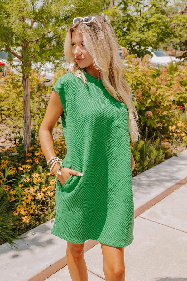 Ultimate Sunny Days Shift Dress - Luxe Green