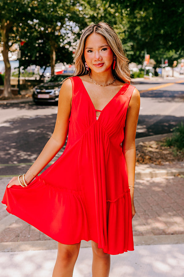 Ultimate Red Babydoll Dress - Feels Like Love