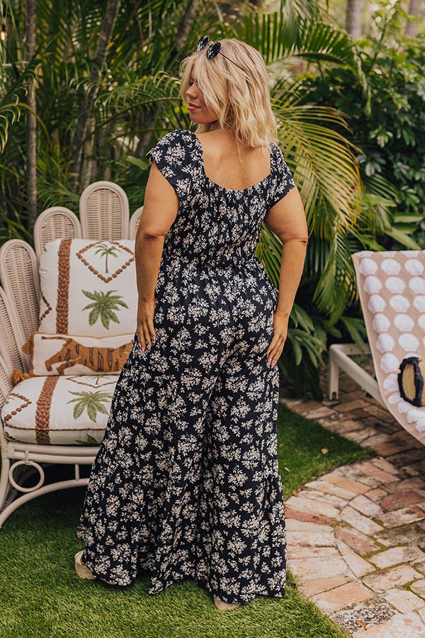 Florence Forever Premium Smocked Jumpsuit for Curves