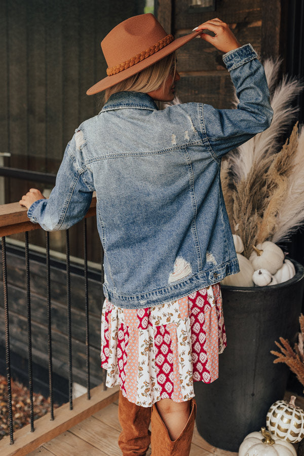 Premium Biana Distressed Denim Jacket - Ultimate Style Upgrade