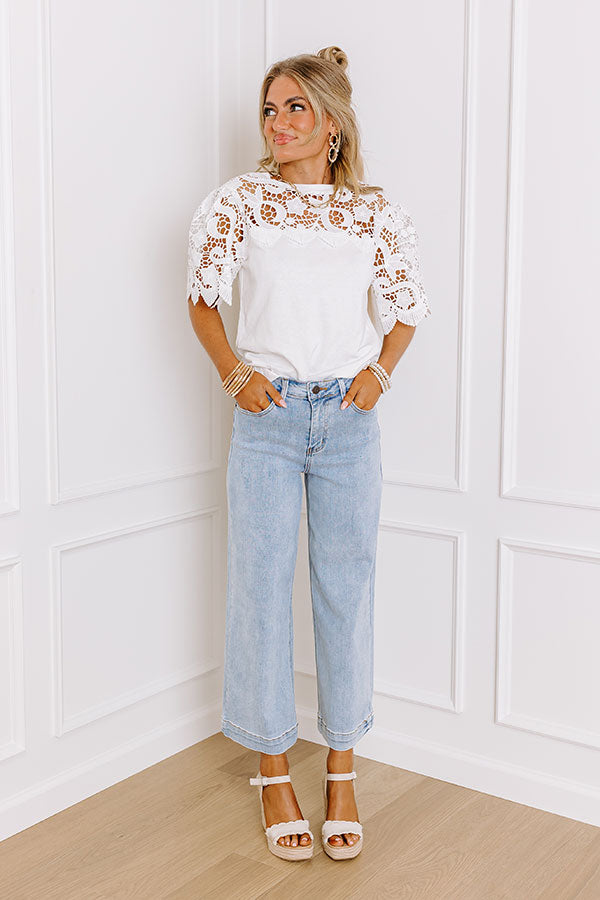 Ultimate Raelynn High Waist Wide Leg Jeans - Light Wash