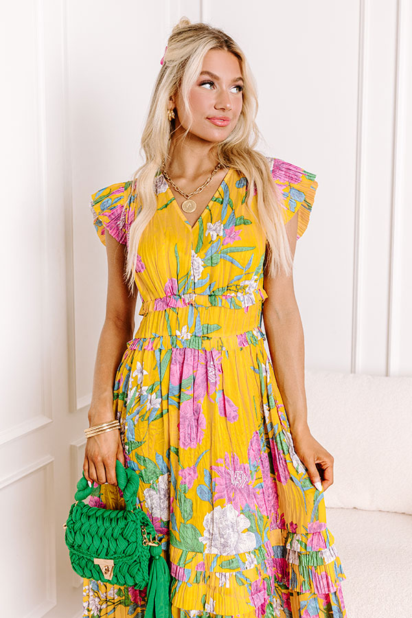 Ultimate Date Night Floral Midi Dress