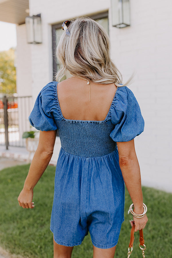 Ultimate Allure Avenue Denim Romper