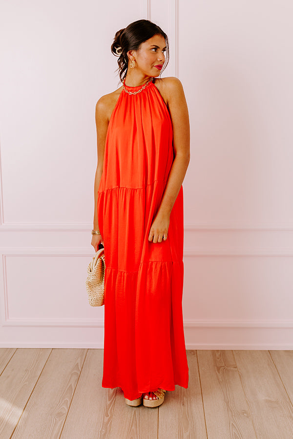 Ultimate Rio Romance Halter Maxi Dress