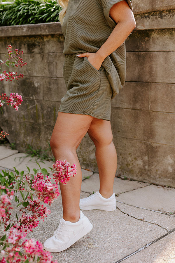 Ultimate Olive Curves High Waist Shorts - Premium Comfort & Style