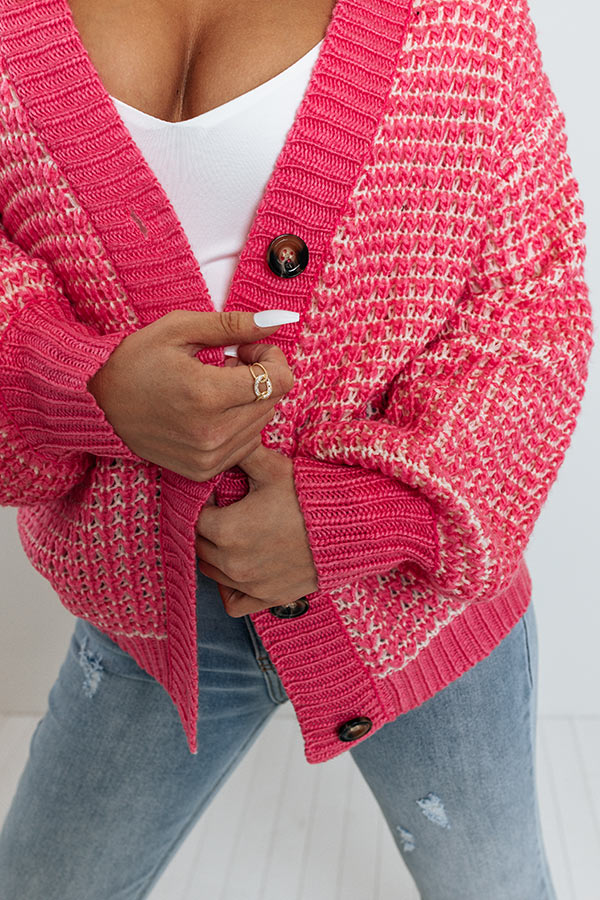 Premium 'Act Out Of Love' Knit Cardigan - Valentine's Day Essential