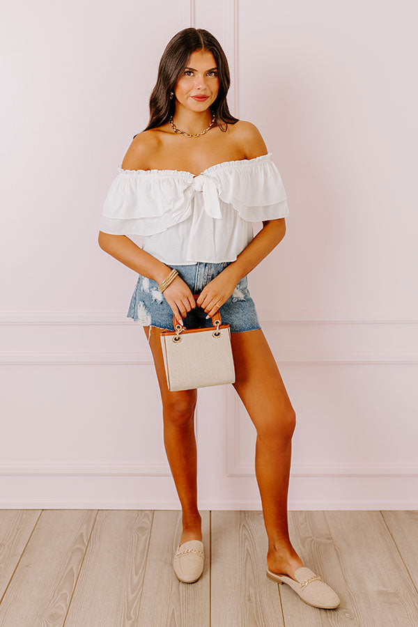 Ultimate White Babydoll Top for Date Nights