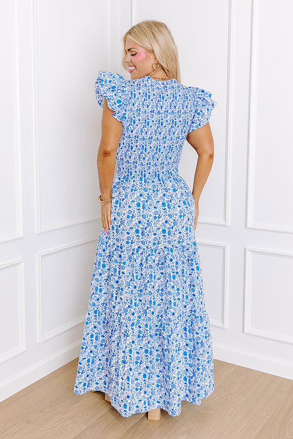 Ultimate Southern Elegance Smocked Midi Dress