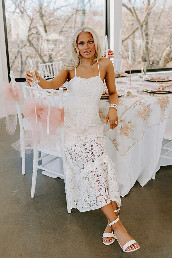 Ultimate Summer Lace Midi Dress