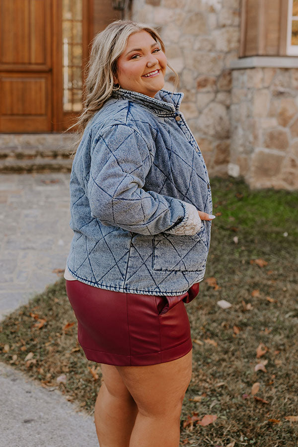 Premium Woodland Walks Quilted Denim Jacket | Fall Fashion Essential