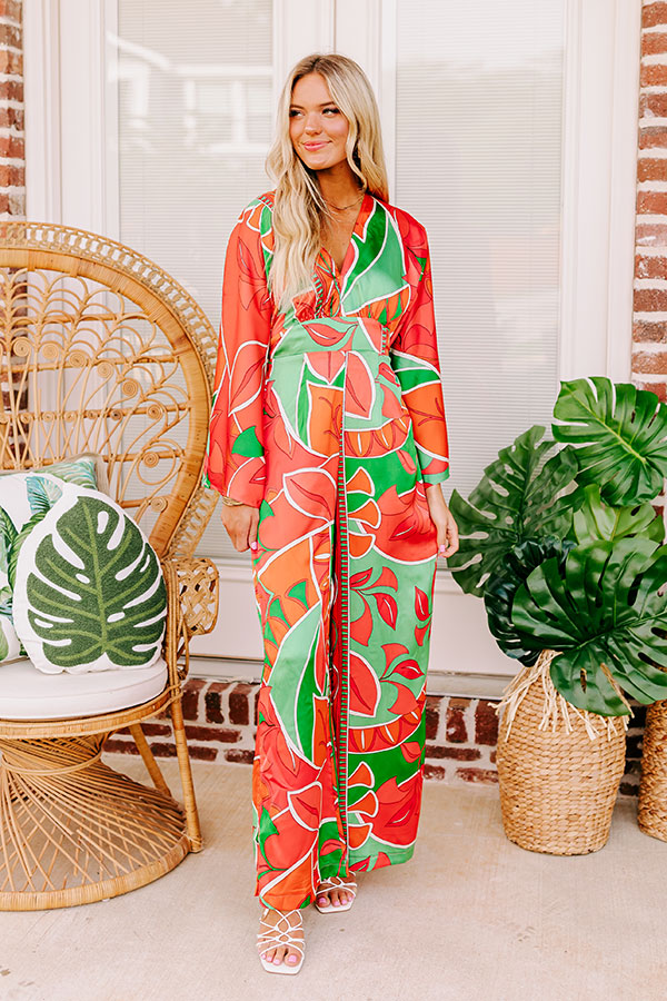 Ultimate Antigua Satin Jumpsuit - Bold & Chic