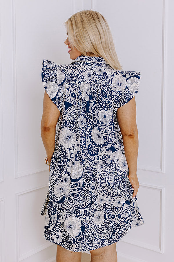 Premium Floral Navy Dress - Ultimate Summer Style