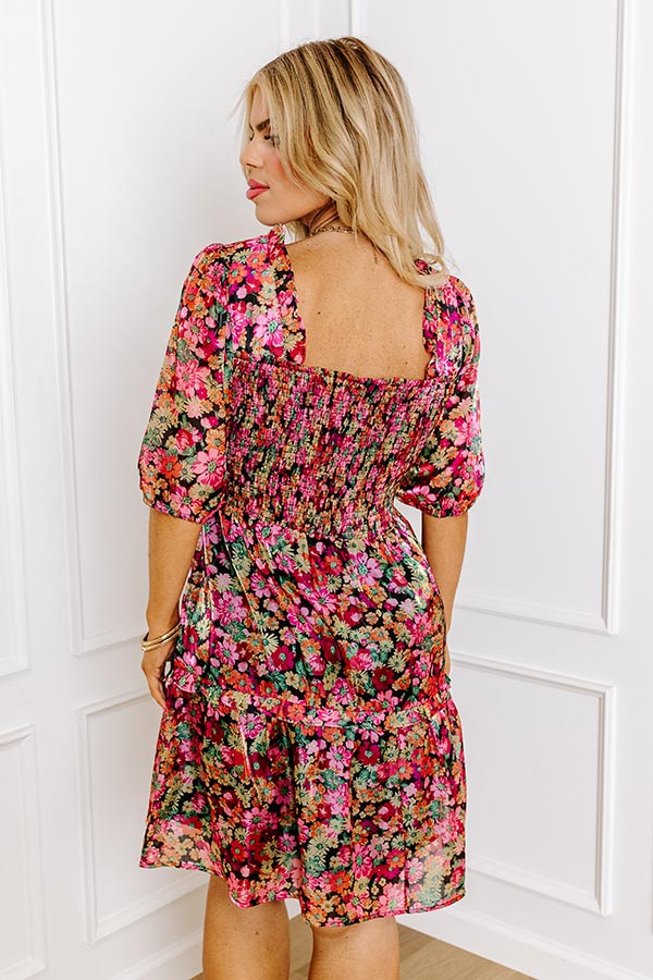 Premium Must Be A Dream Floral Mini Dress for Curves - Ultimate Style Upgrade