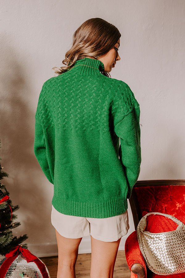 Premium Evergreen Dreams Knit Sweater - Ultimate Winter Comfort