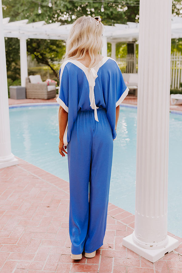 Ultimate Brooklyn Babe Jumpsuit - Ocean Blue Luxe Edition