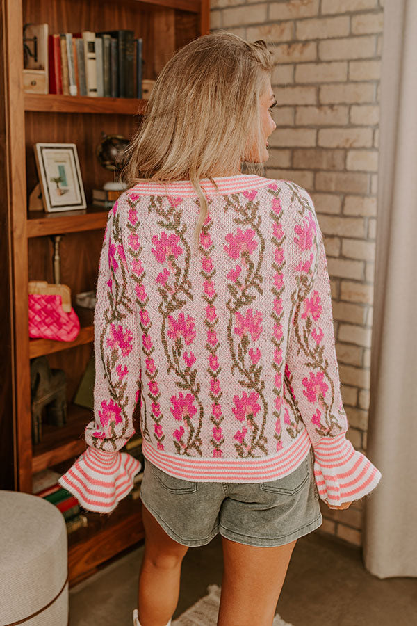 Premium Floral Knit Sweater - Ultimate Style Upgrade