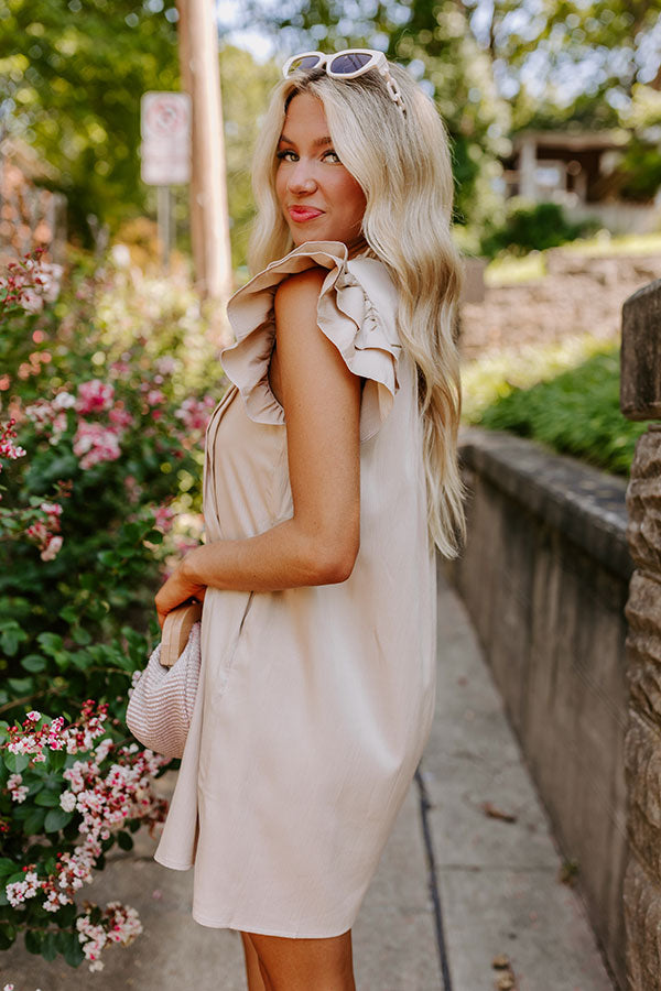 Ultimate Chic Satin Mini Dress - Effortless Elegance