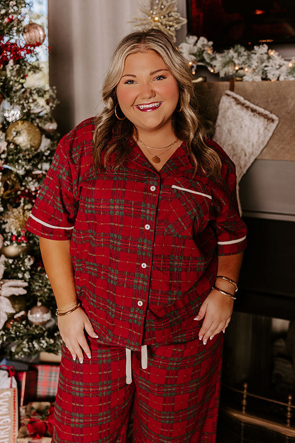 Premium Plaid Pajama Top for Ultimate Comfort