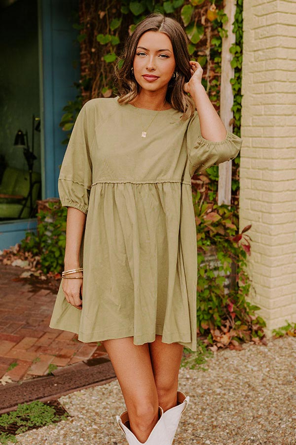 Ultimate Casual Moment Babydoll Mini Dress
