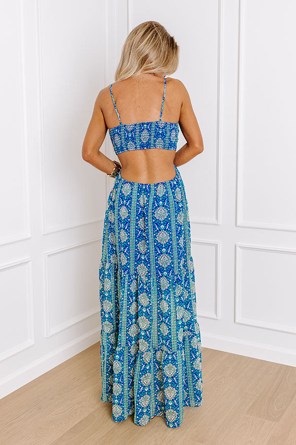 Ultimate Wildflower Wonder Chiffon Maxi Dress