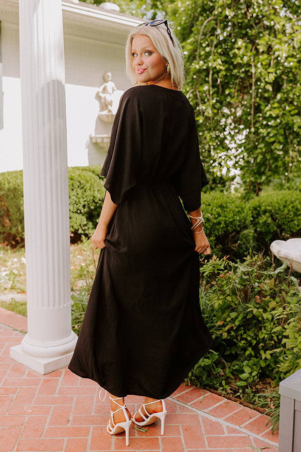 Ultimate Tulum Maxi Dress - Premium Black