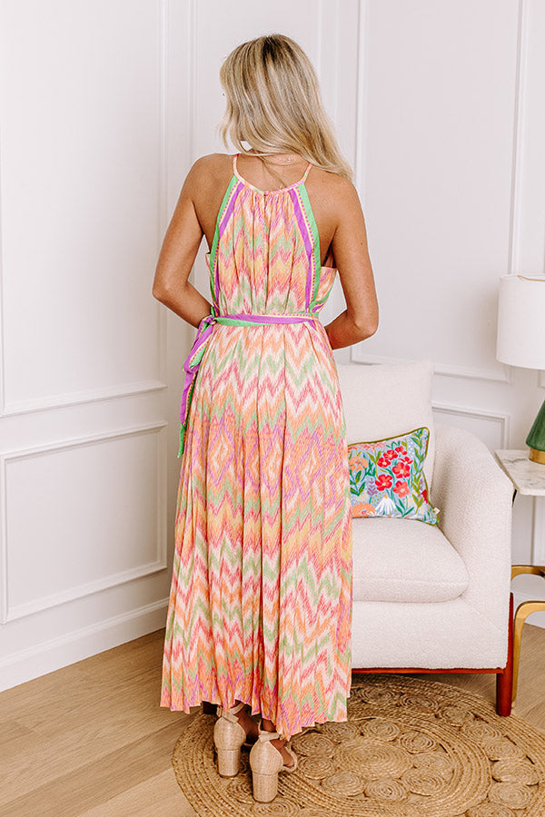 Premium Vibrant Lifestyle Midi Dress