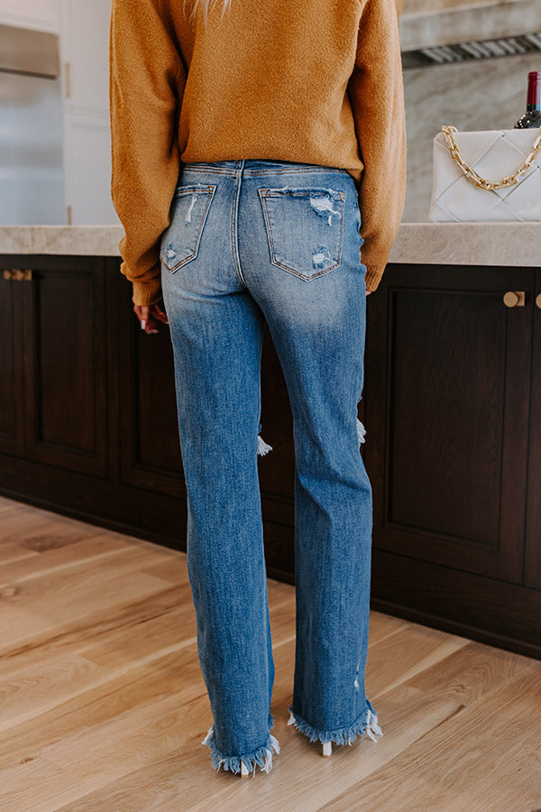 Risen The Juliet Premium High Waist Straight Leg Jean - Ultimate Comfort & Style