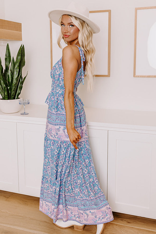 Premium Floral Maxi Dress - Don't Let Me Down Darling