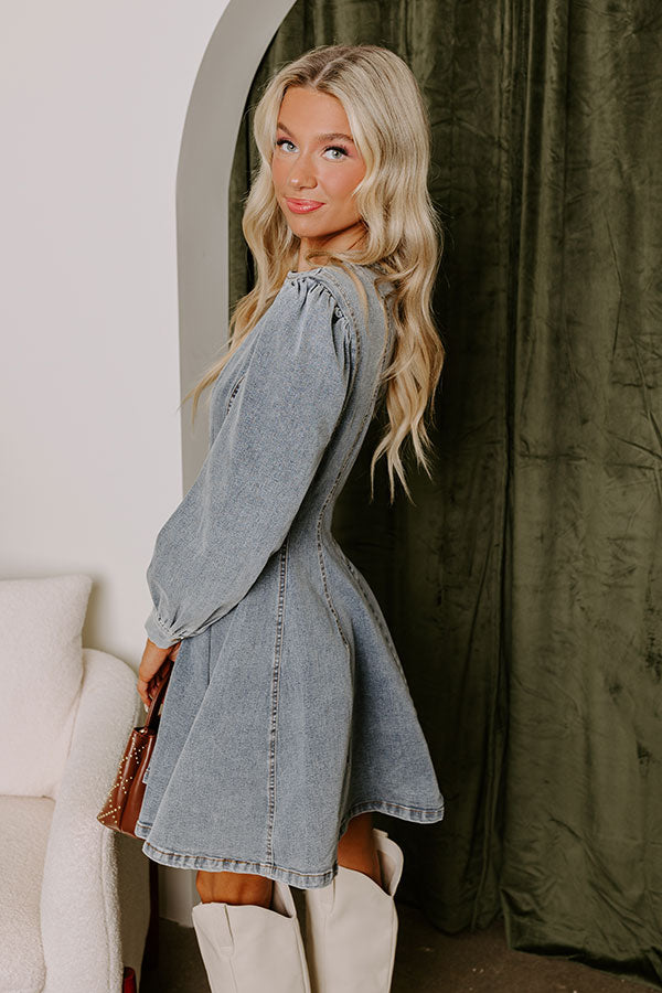 Ultimate Denim Dreams Mini Dress