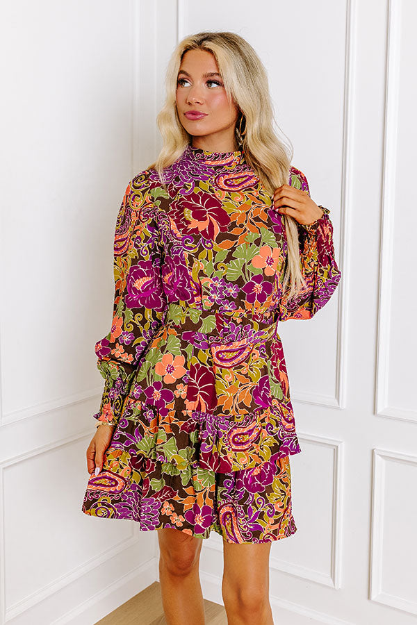 Ultimate Floral Brunch Dress - Premium Botanical Print