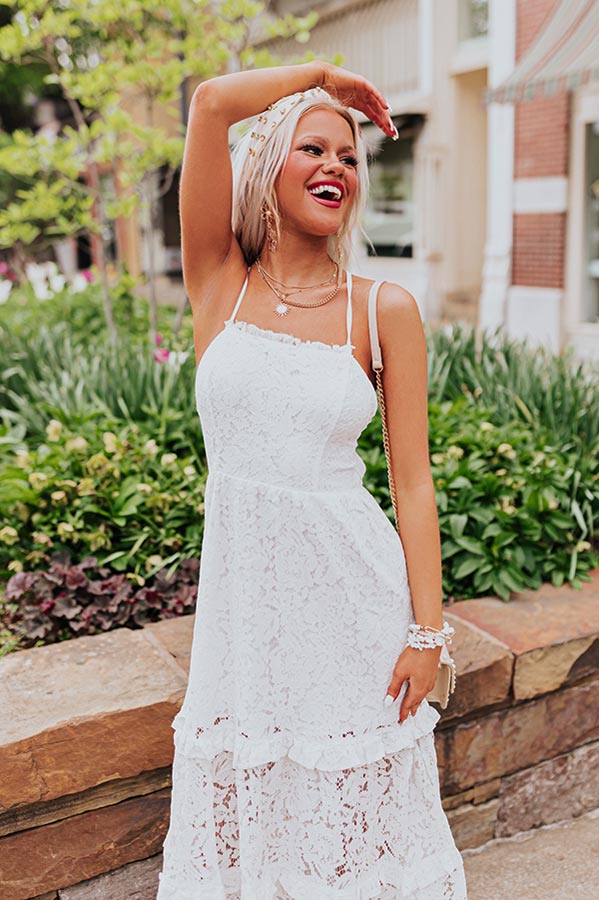 Ultimate Summer Lace Midi Dress