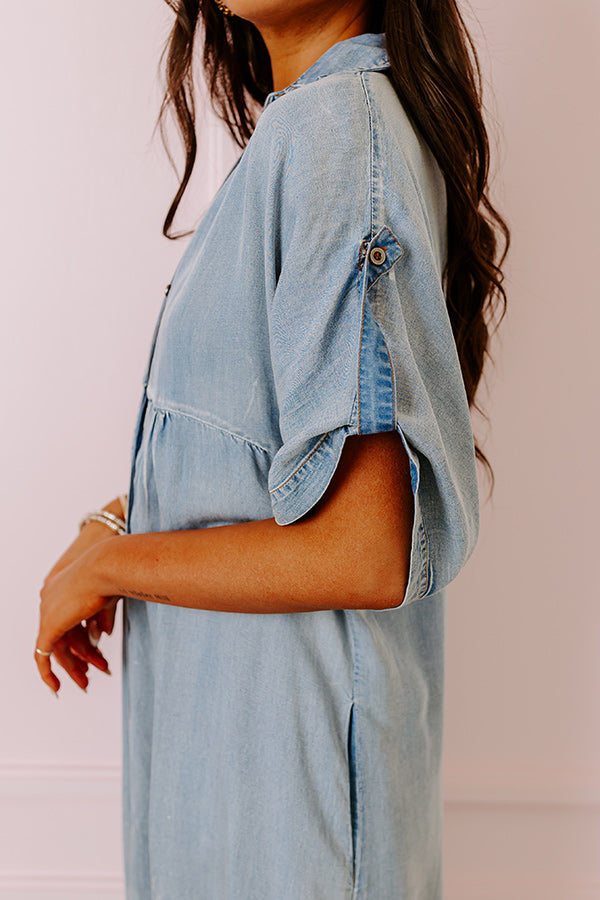 Premium NYC Ready Chambray Maxi Dress - Ultimate Summer Style