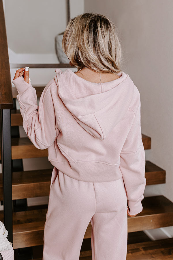 Premium Coffee Run Hoodie - Ultimate Comfort in Pink