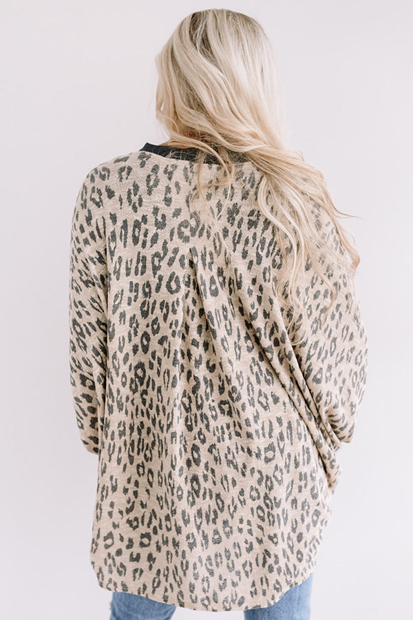 Ultimate Chic Leopard Print Cardigan