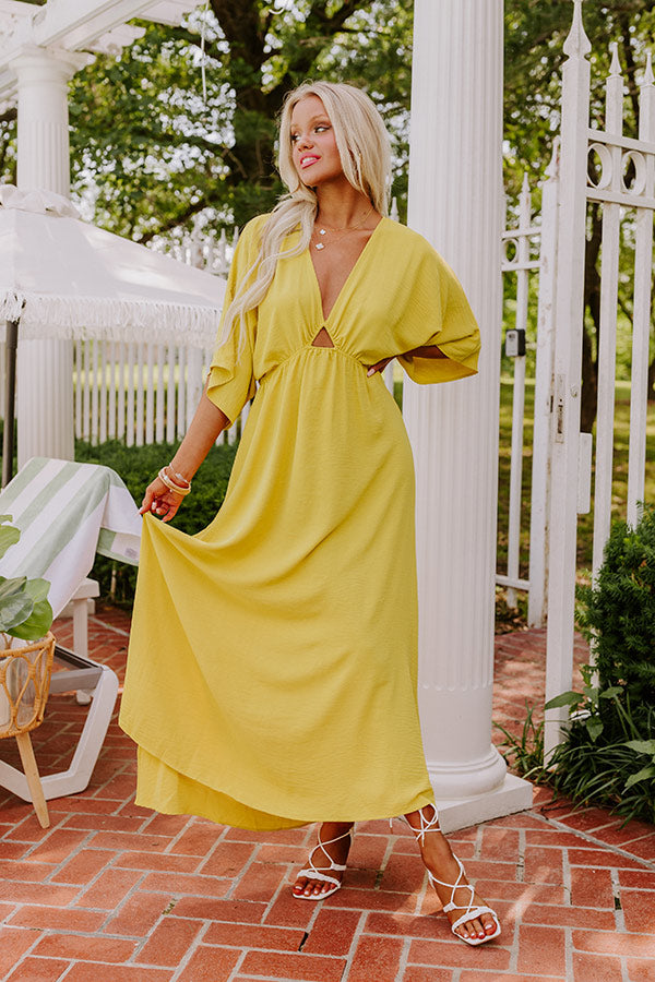 Ultimate Tulum Maxi Dress - Primrose Yellow