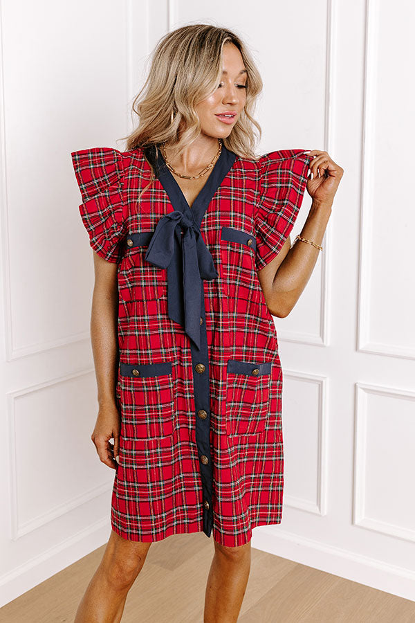 Ultimate Charm Plaid Mini Dress