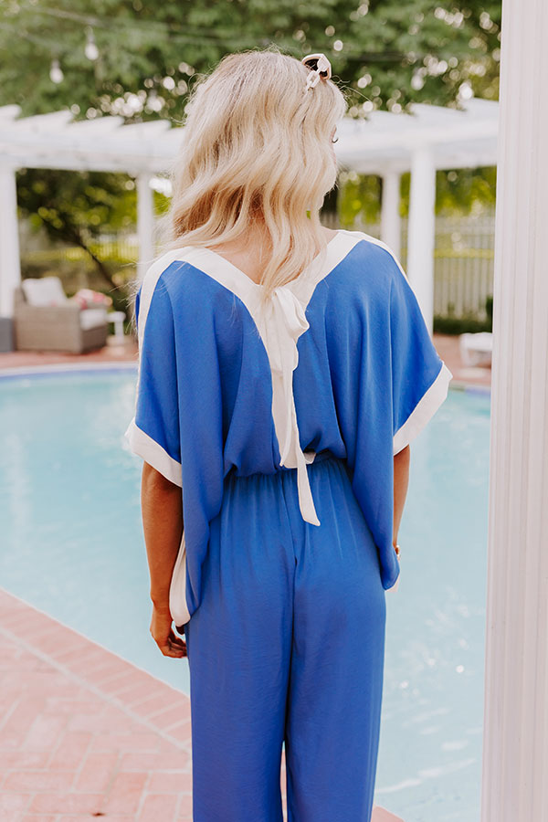 Ultimate Brooklyn Babe Jumpsuit - Ocean Blue Luxe Edition